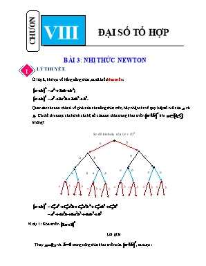 Chuyên đề Toán Lớp 10 - Chuyên đề Nhị thức Niu-tơn (Có lời giải chi tiết)